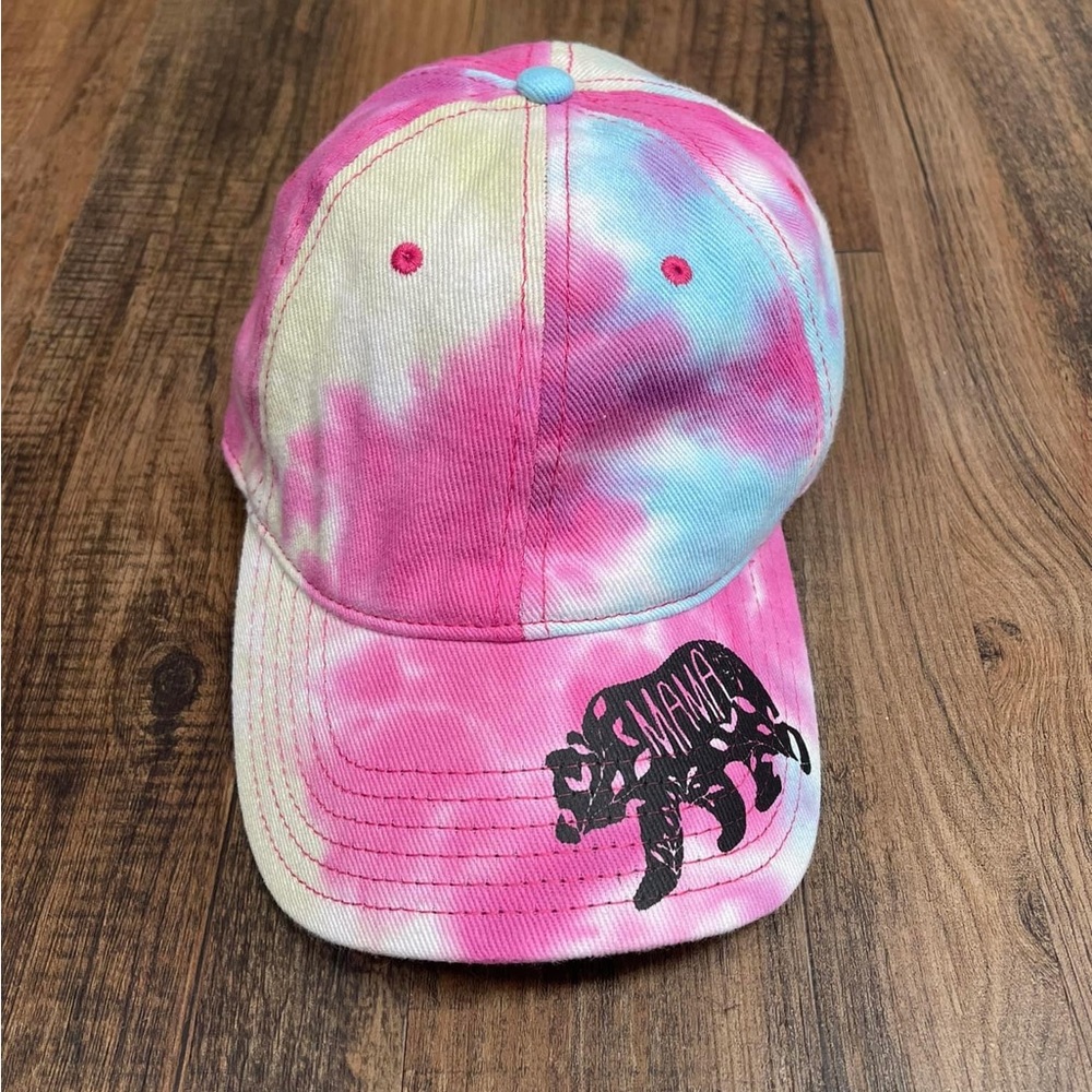 Mama Bear Tie Dye Hat